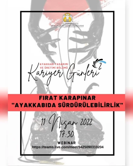 Kariyer Günleri 2 "Fırat KARAPINAR ile Ayakkabıda Sürdürülebilirlik" 